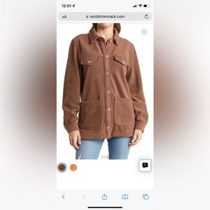 BLANKNYC Fleece Shacket size medium